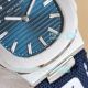 PPF Factory Swiss-Clone Patek Philippe Nautilus 5810 Blue Dial Baguette Diamond Watch (2)_th.jpg